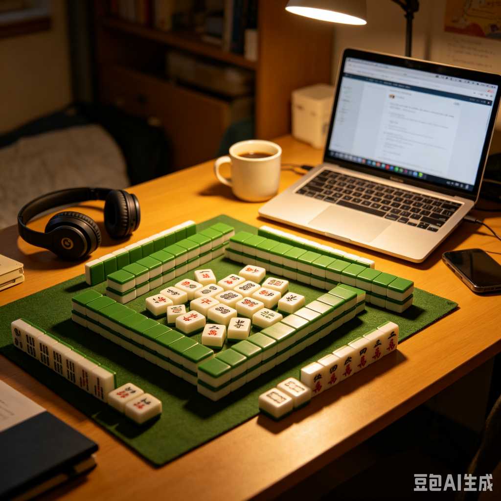 mahjong set for family game night
